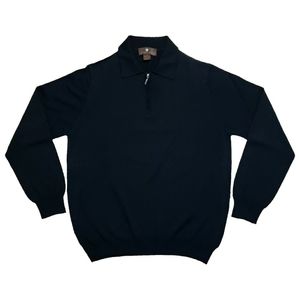 Vintage 90s 1/4 Zip Wool Sweater